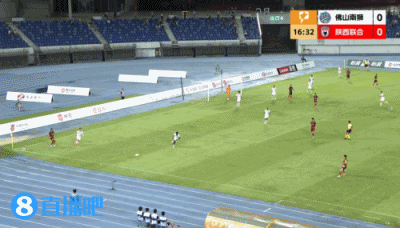 中甲陕西联合客场5-0横扫佛山南狮