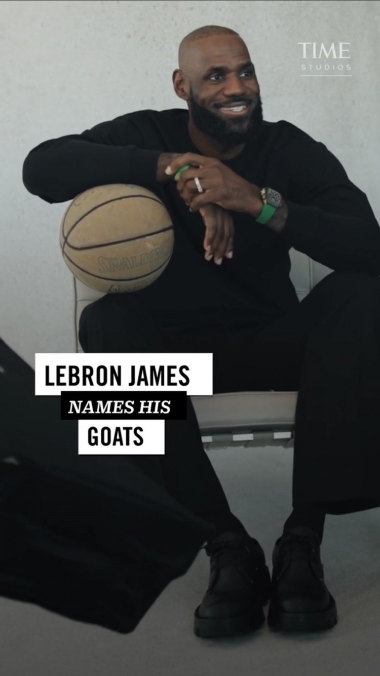 詹姆斯亲选各运动GOAT:篮球选自己,伍兹桑德斯在列