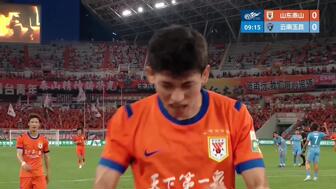 泽卡两射两传,泰山主场4-3险胜玉昆