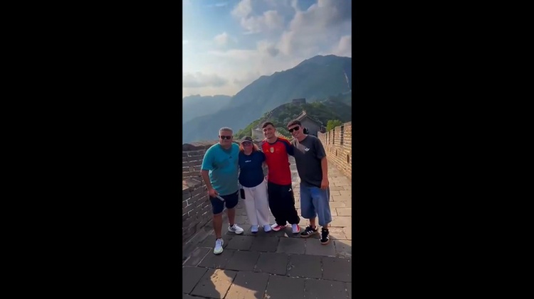佩德里中国行:长城印象最深,寄语青少年球员