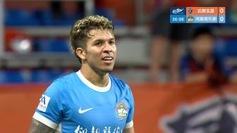 玉昆2-1河南升至第三,18岁布尼亚明处子球