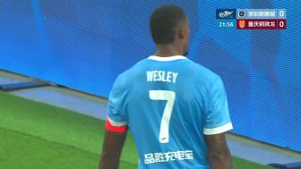 终结2连败!新鹏城2-0送铜梁龙5轮不胜 37岁姜至鹏破门韦斯利建功
