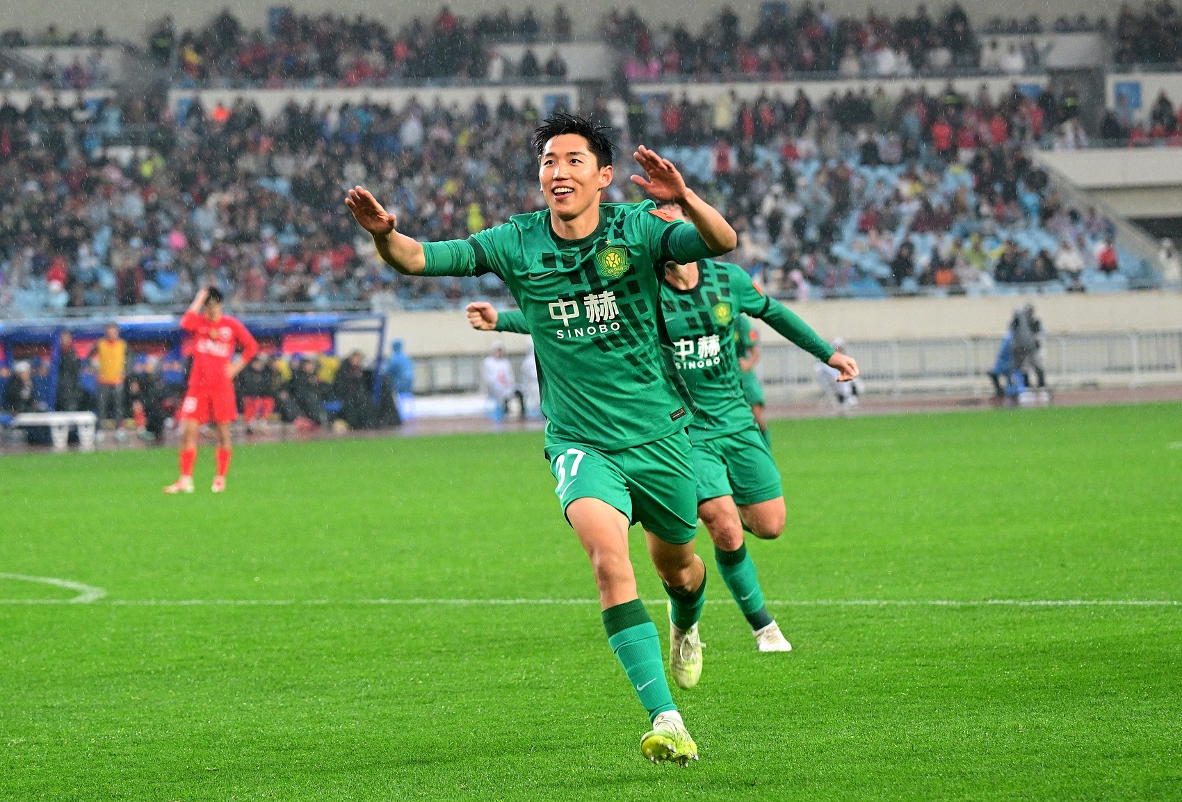 曹永竞迎代表国安中超百场里程碑:参与22球排同期队内球员第七